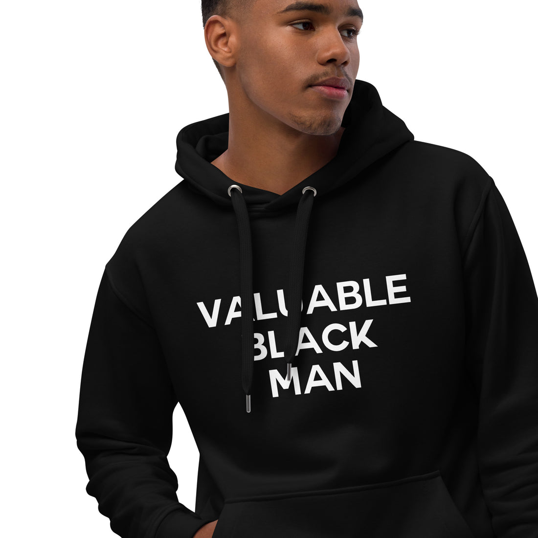 Valuable Black Man Hoodie - Vibe Snob