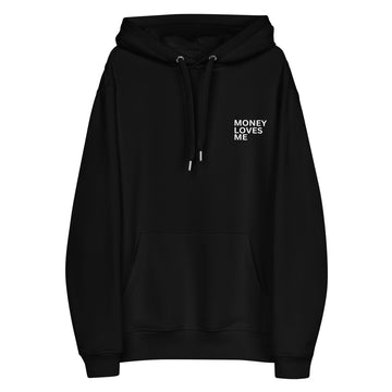 Money Loves Me Premium eco hoodie - Vibe Snob